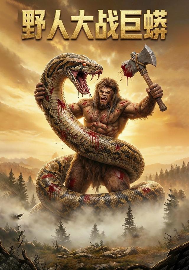 野人大战巨蟒