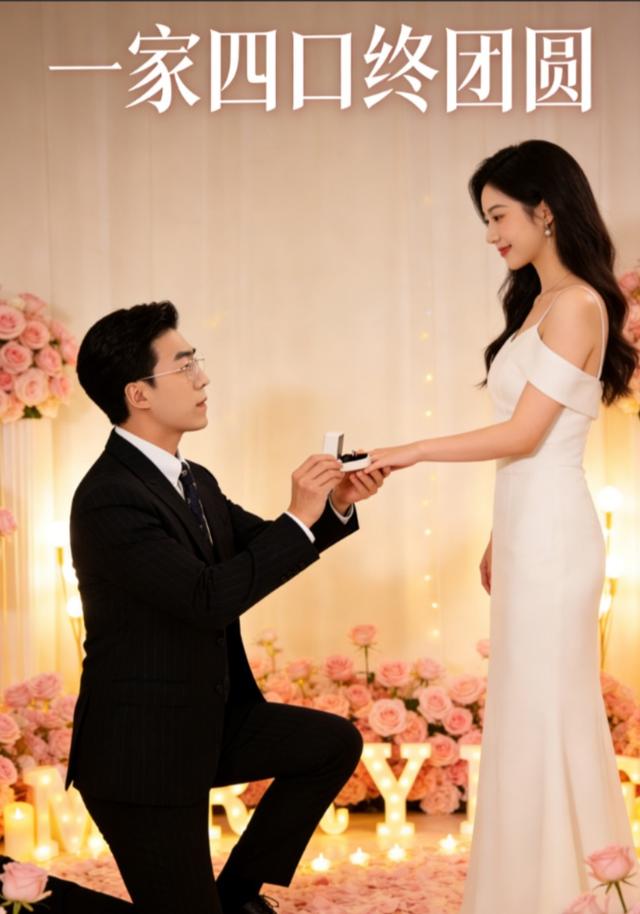 一家四口终团圆