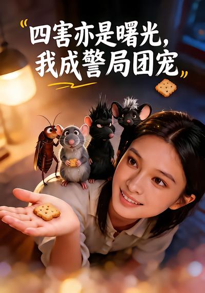 四害亦是曙光我成警局团宠