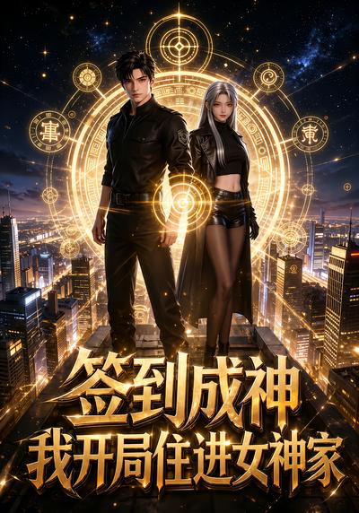 签到成神：我开局住进女神家