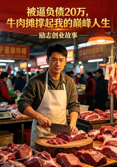 被逼负债20万，牛肉摊撑起我的巅峰人生