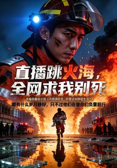 直播跳火海全网求我别死