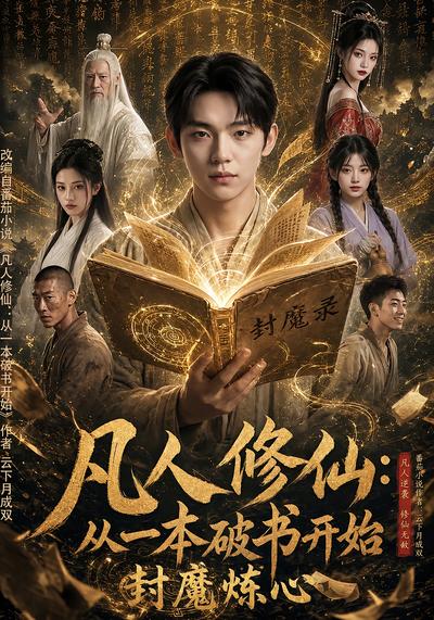 凡人修仙， 从一本破书开始封魔炼心