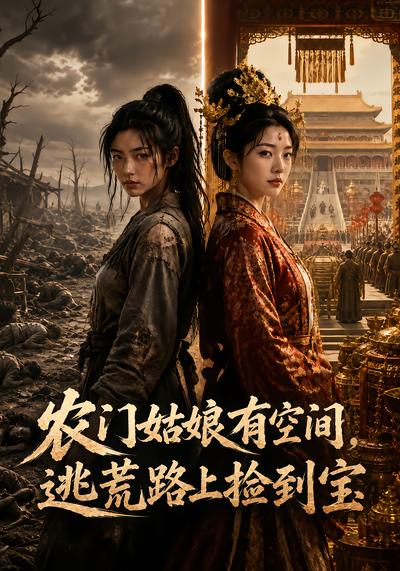 农门姑娘有空间，逃荒路上捡到宝