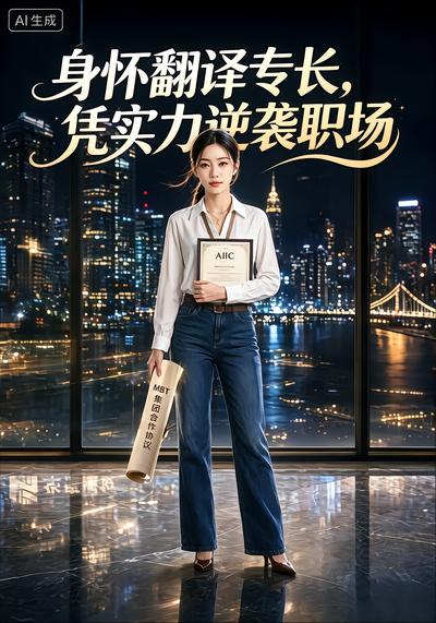 身怀翻译专长，凭实力逆袭职场