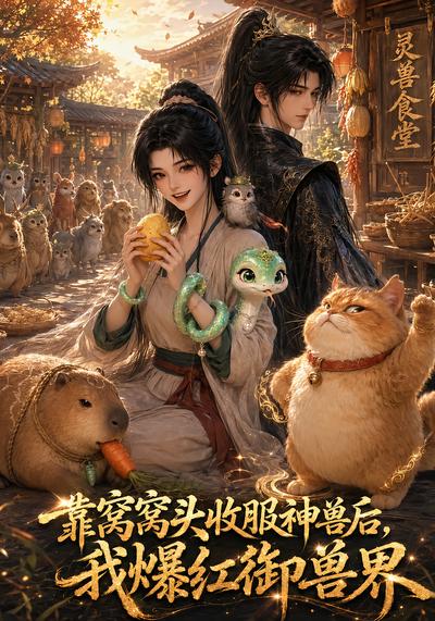 靠窝窝头收服神兽后，我爆红御兽界
